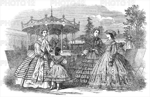 Paris fashions for September, 1861. Creator: Unknown.