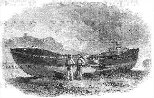 The Scarborough life-boat after the storm, 1861. Creator: Unknown.