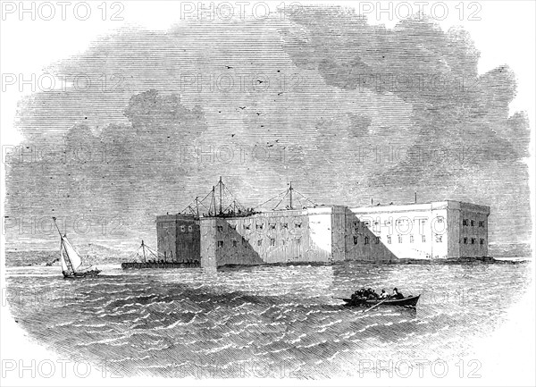 Fort Montgomery, at Rowse's Point, Lake Champlain, 1861. Creator: Unknown.