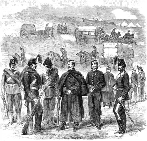 Reinforcements for Canada: the Military Train, 1861. Creator: Unknown.
