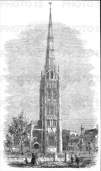 St. Michael's Church, Coventry, 1861. Creator: Unknown.