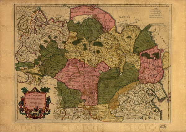 Carte de Tartarie, 1706. Creator: Guillaume Delisle.