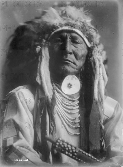 Bear Cut Ear, c1908. Creator: Edward Sheriff Curtis.