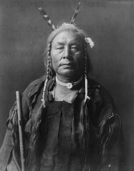 Eagle Child-Atsina, c1908. Creator: Edward Sheriff Curtis.