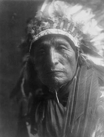 Eagle Elk (He Xa Wan ba li), c1907. Creator: Edward Sheriff Curtis.