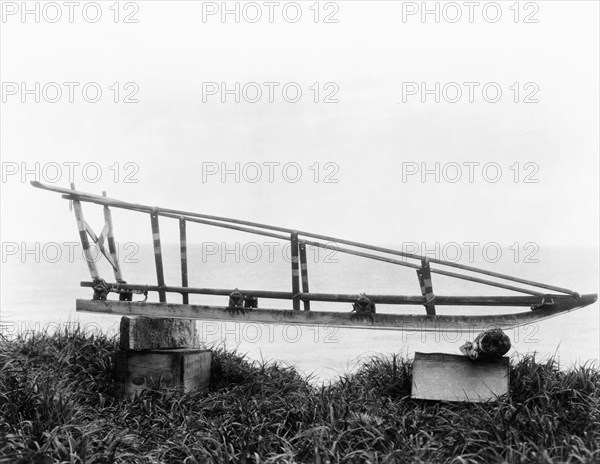 Sled, Nunivak, c1929. Creator: Edward Sheriff Curtis.