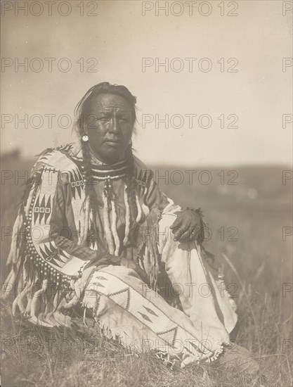 Good Stab, 1910. Creator: Edward Sheriff Curtis.