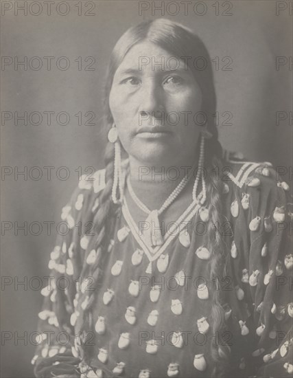 Her Horse Kills, 1908. Creator: Edward Sheriff Curtis.