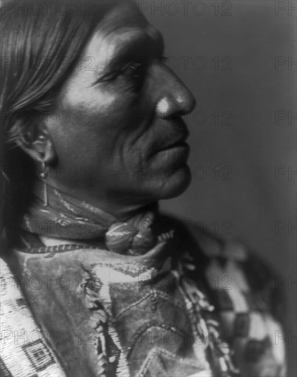 Little Hawk-Brulé, c1907. Creator: Edward Sheriff Curtis.