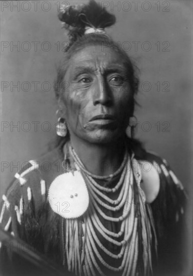 Medicine Crow [A], c1908. Creator: Edward Sheriff Curtis.