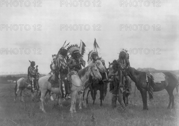 The Parley, c1908. Creator: Edward Sheriff Curtis.