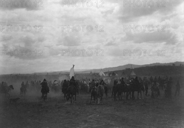 Jicarilla fiesta, c1905. Creator: Edward Sheriff Curtis.