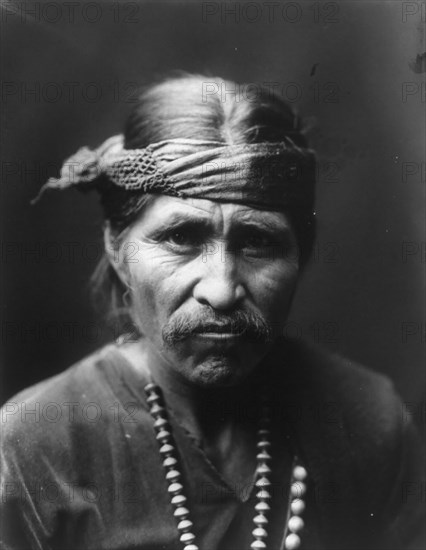 The Laughing Singer, c1905. Creator: Edward Sheriff Curtis.