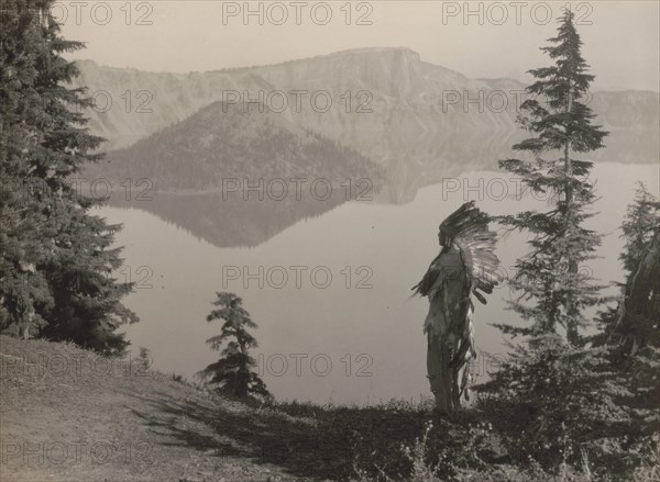 The chief-Klamath, c1923. Creator: Edward Sheriff Curtis.