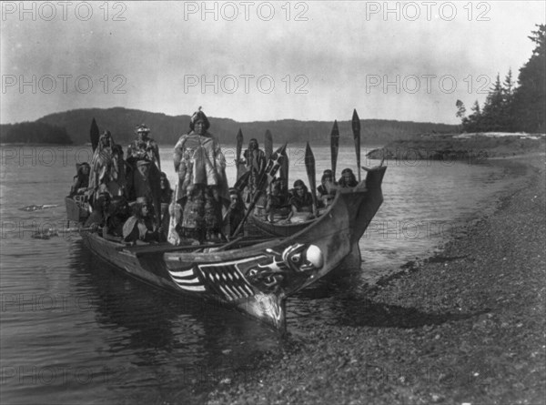 The wedding party - Qagyuhl, c1914. Creator: Edward Sheriff Curtis.