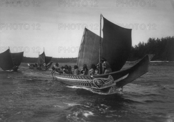 A fair breeze, c1914. Creator: Edward Sheriff Curtis.