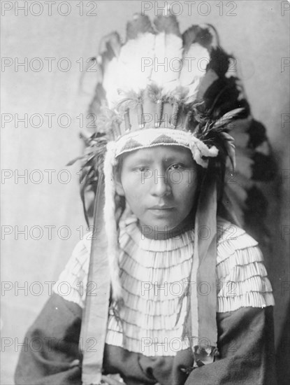 The daughter of Bad Horses, c1905. Creator: Edward Sheriff Curtis.