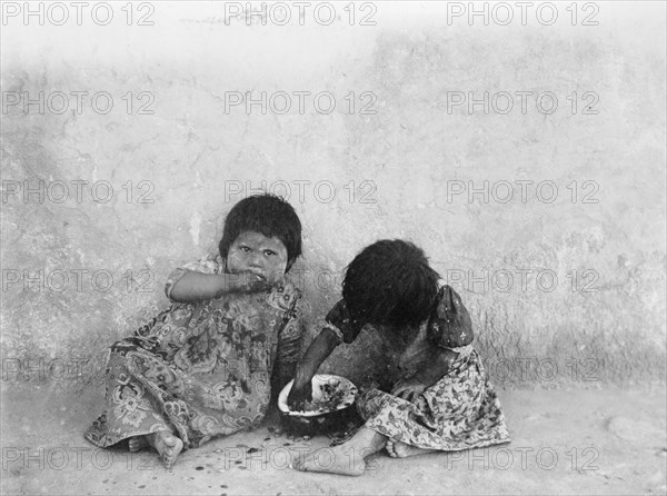 The delights of childhood, c1900. Creator: Edward Sheriff Curtis.