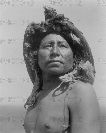 The Eagle Medicine-Man-Apsaroke, c1908. Creator: Edward Sheriff Curtis.