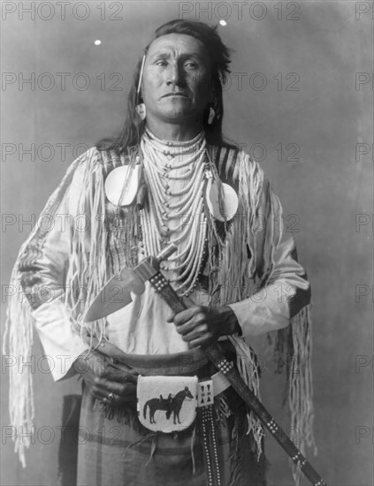 Holds The Enemy, c1908. Creator: Edward Sheriff Curtis.