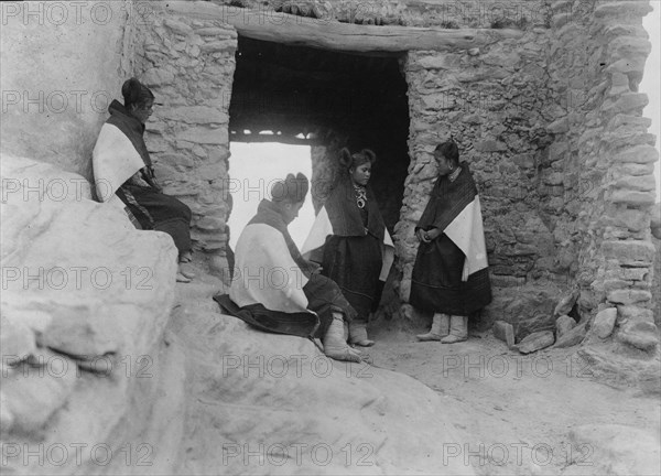 Modest maidens, c1906. Creator: Edward Sheriff Curtis.