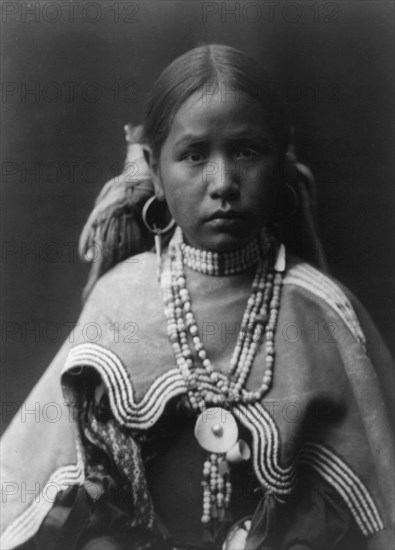 Jicarilla maiden, c1905. Creator: Edward Sheriff Curtis.