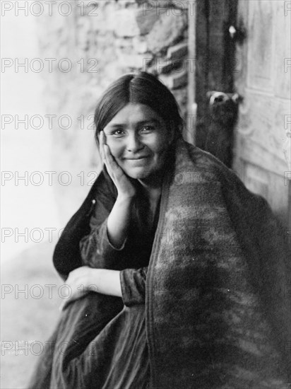 A Navaho smile, c1904. Creator: Edward Sheriff Curtis.