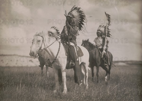 Sioux chiefs, c1905. Creator: Edward Sheriff Curtis.