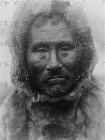 Noatak Man, c1929. Creator: Edward Sheriff Curtis.