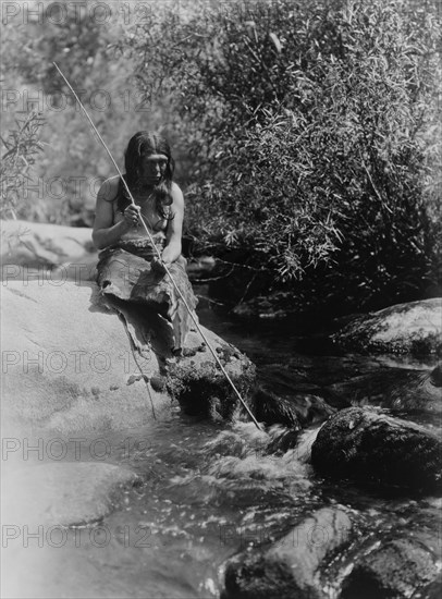 On the Merced-Southern Miwok, c1924. Creator: Edward Sheriff Curtis.