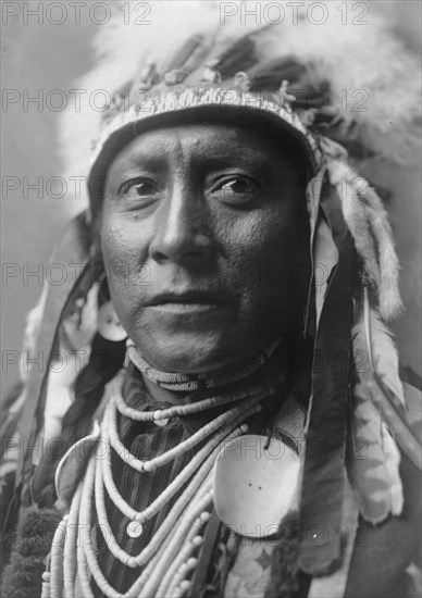 Old White Man, c1908. Creator: Edward Sheriff Curtis.