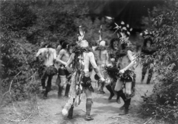 Yebichai prayer, E, c1906. Creator: Edward Sheriff Curtis.