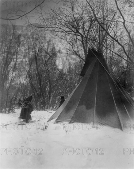 When winter comes, c1908. Creator: Edward Sheriff Curtis.