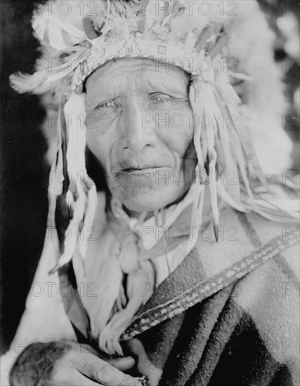 Ogalala chief, c1905. Creator: Edward Sheriff Curtis.
