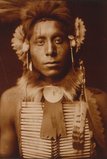 Sitting Eagle, c1905. Creator: Edward Sheriff Curtis.