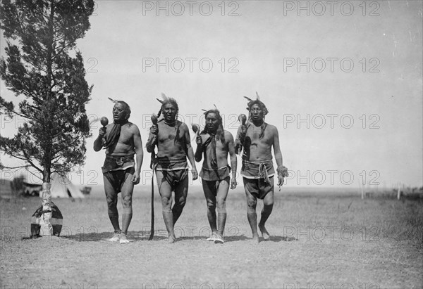 Night medicine men, 1908, c1908. Creator: Edward Sheriff Curtis.