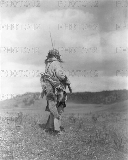 The scout-Atsina, c1908. Creator: Edward Sheriff Curtis.