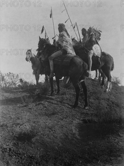 The spirit of the past-Apsaroke, c1908. Creator: Edward Sheriff Curtis.