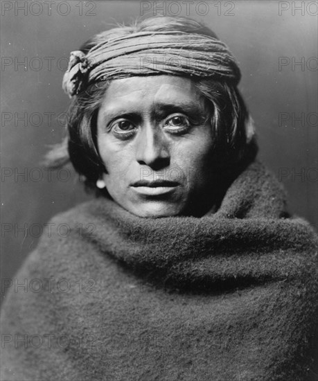 A Zuni man, c1903. Creator: Edward Sheriff Curtis.