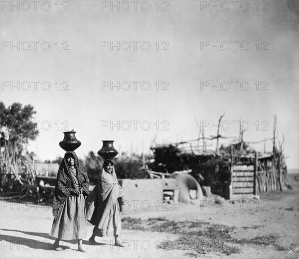 In the village of Santa Clara, c1905. Creator: Edward Sheriff Curtis.