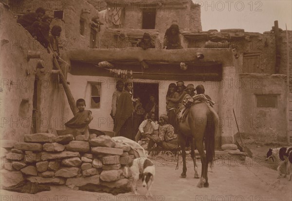 A visitor, c1905. Creator: Edward Sheriff Curtis.