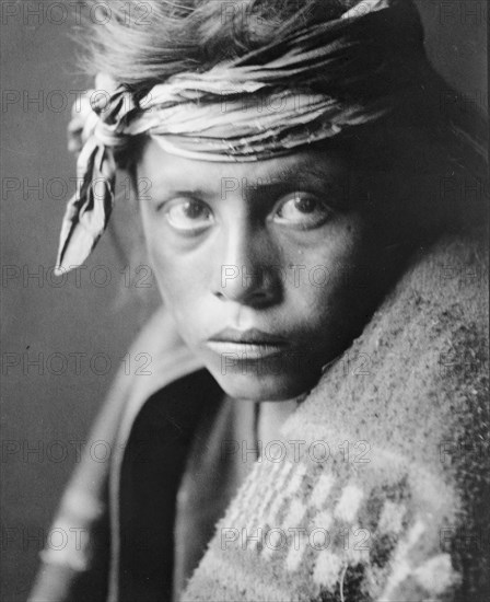 The youth from the desert land-Navaho, c1906. Creator: Edward Sheriff Curtis.