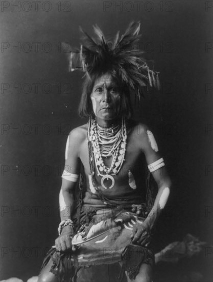 Snake priest, c1900. Creator: Edward Sheriff Curtis.