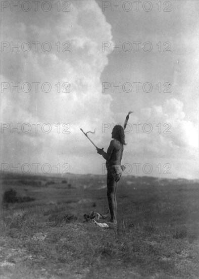 Fasting, 1907, c1907. Creator: Edward Sheriff Curtis.