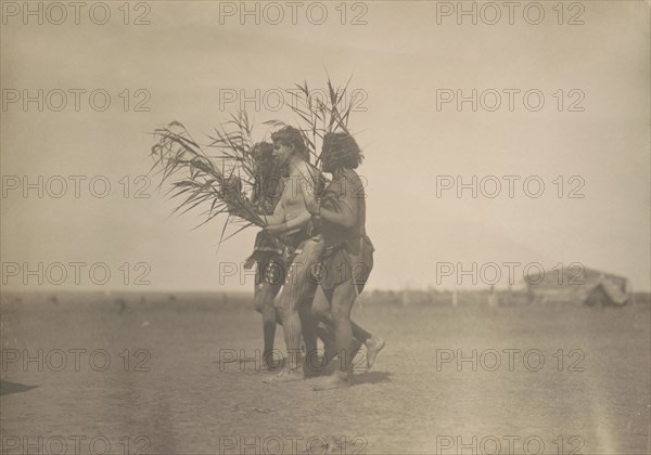 Arikara Medicine Ceremony-The Ducks, c1908. Creator: Edward Sheriff Curtis.