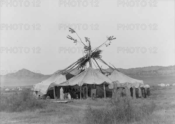 Gray Dawn-Cheyenne, c1910. Creator: Edward Sheriff Curtis.