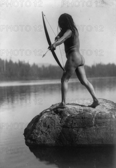 The Bowman-Nootka, c1910. Creator: Edward Sheriff Curtis.