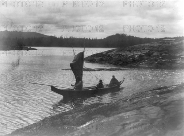 Sailing-Qagyuhl, c1914. Creator: Edward Sheriff Curtis.