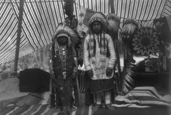 Sons of Yakima chief, 1910, c1910. Creator: Edward Sheriff Curtis.