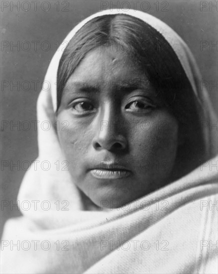 Papago girl, c1907. Creator: Edward Sheriff Curtis.